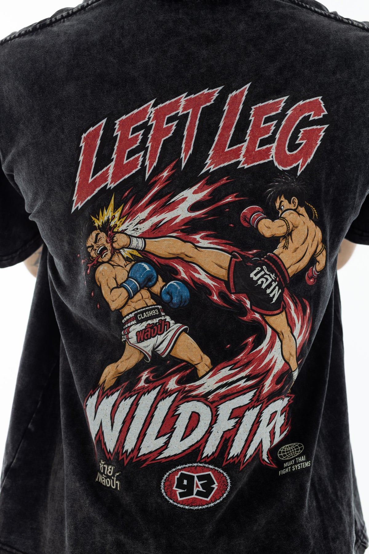 Left Leg Wildfire Oversized T-Shirt