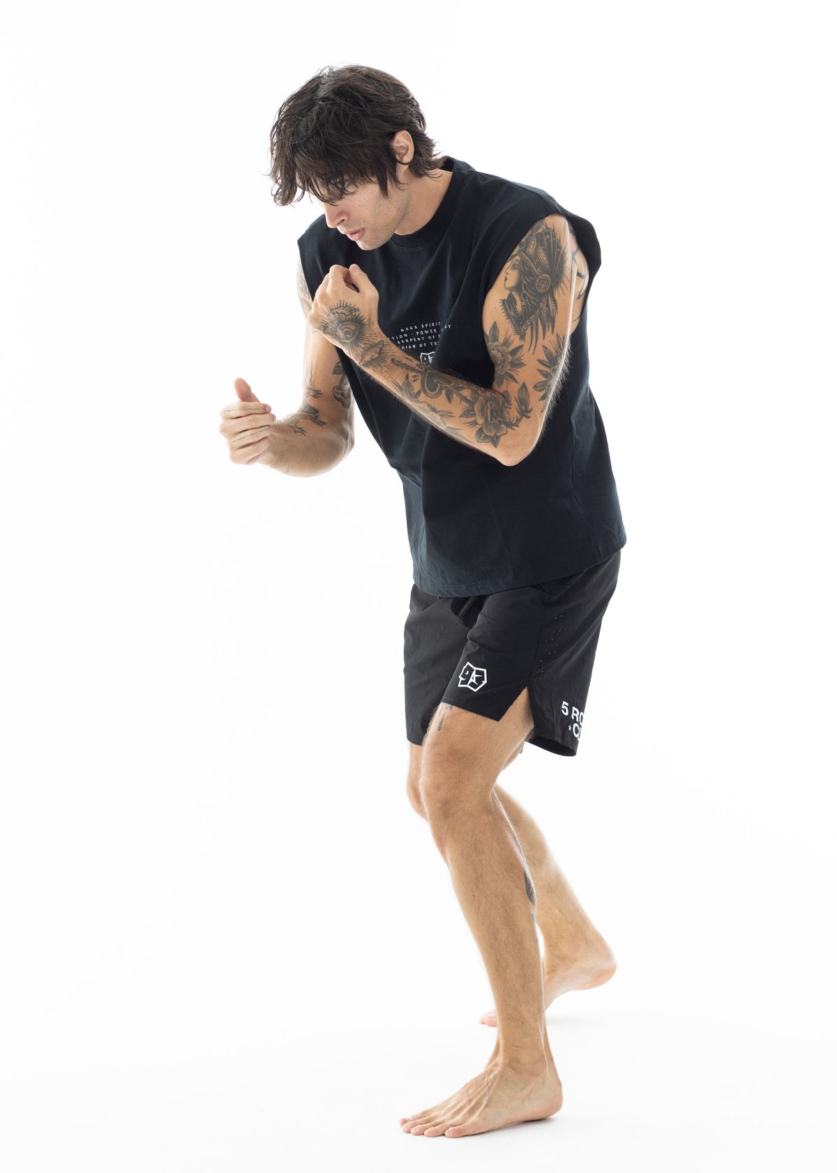 Naga 5 Round Club Raw Edge Tank