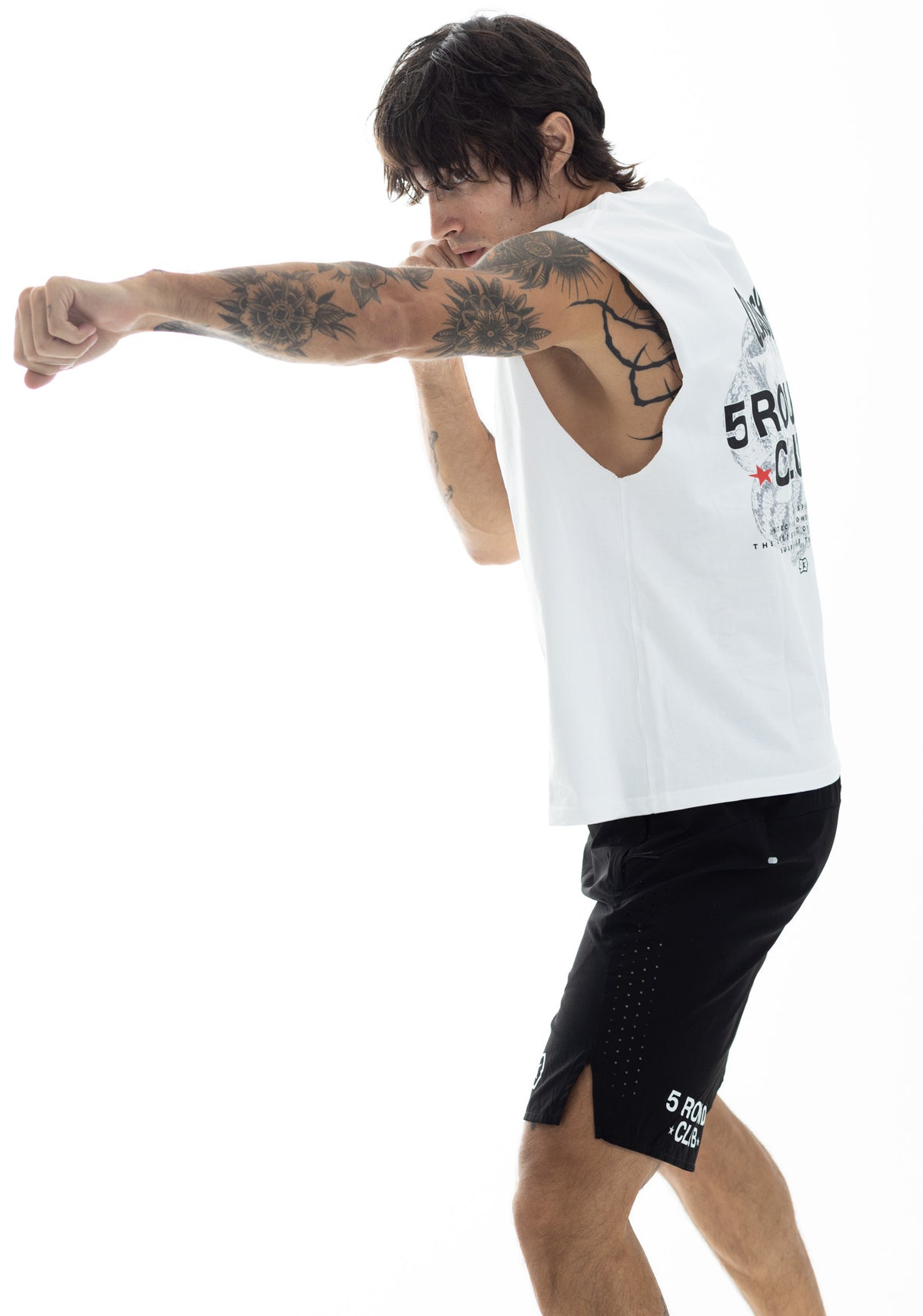 Naga 5 Round Club Raw Edge Tank