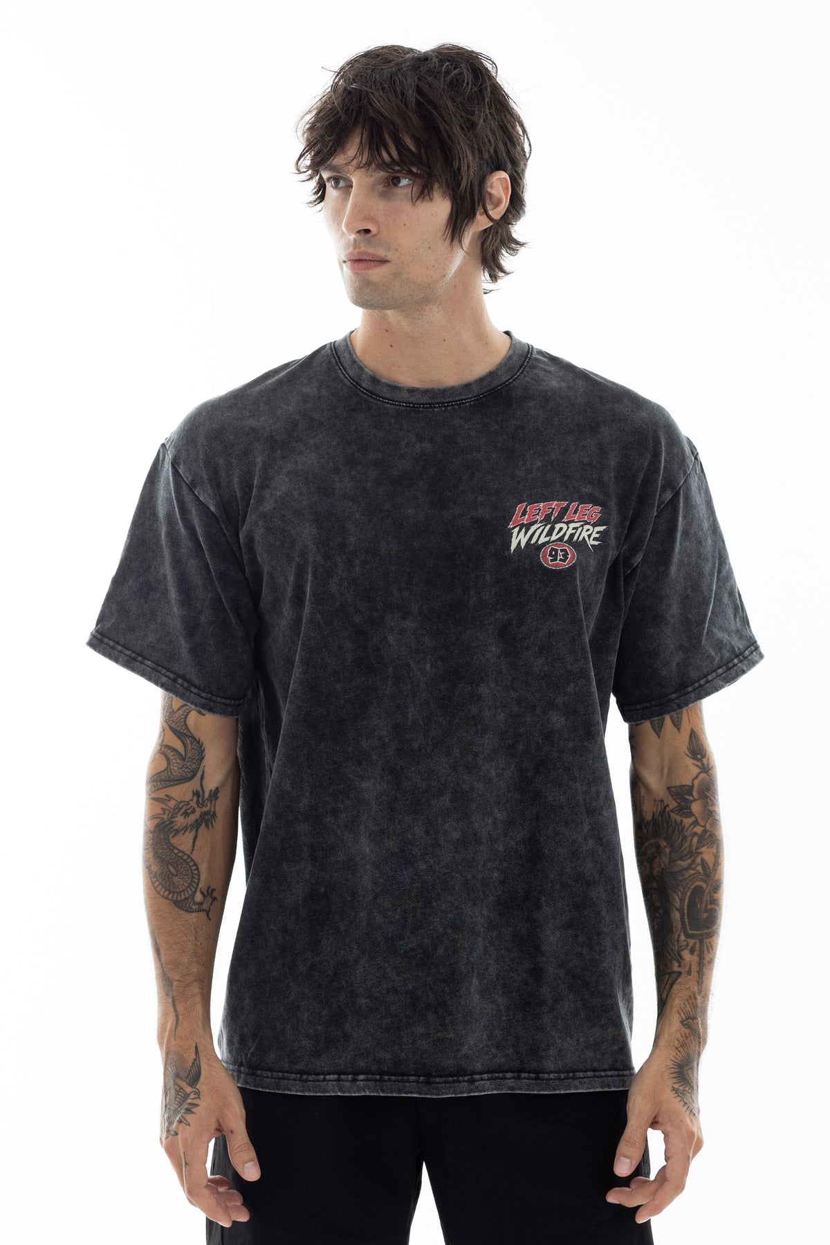 Left Leg Wildfire Oversized T-Shirt