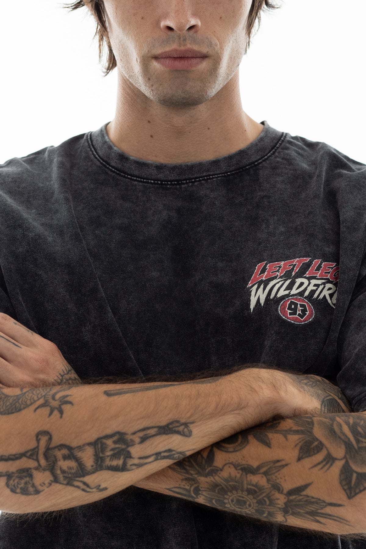 Left Leg Wildfire Oversized T-Shirt