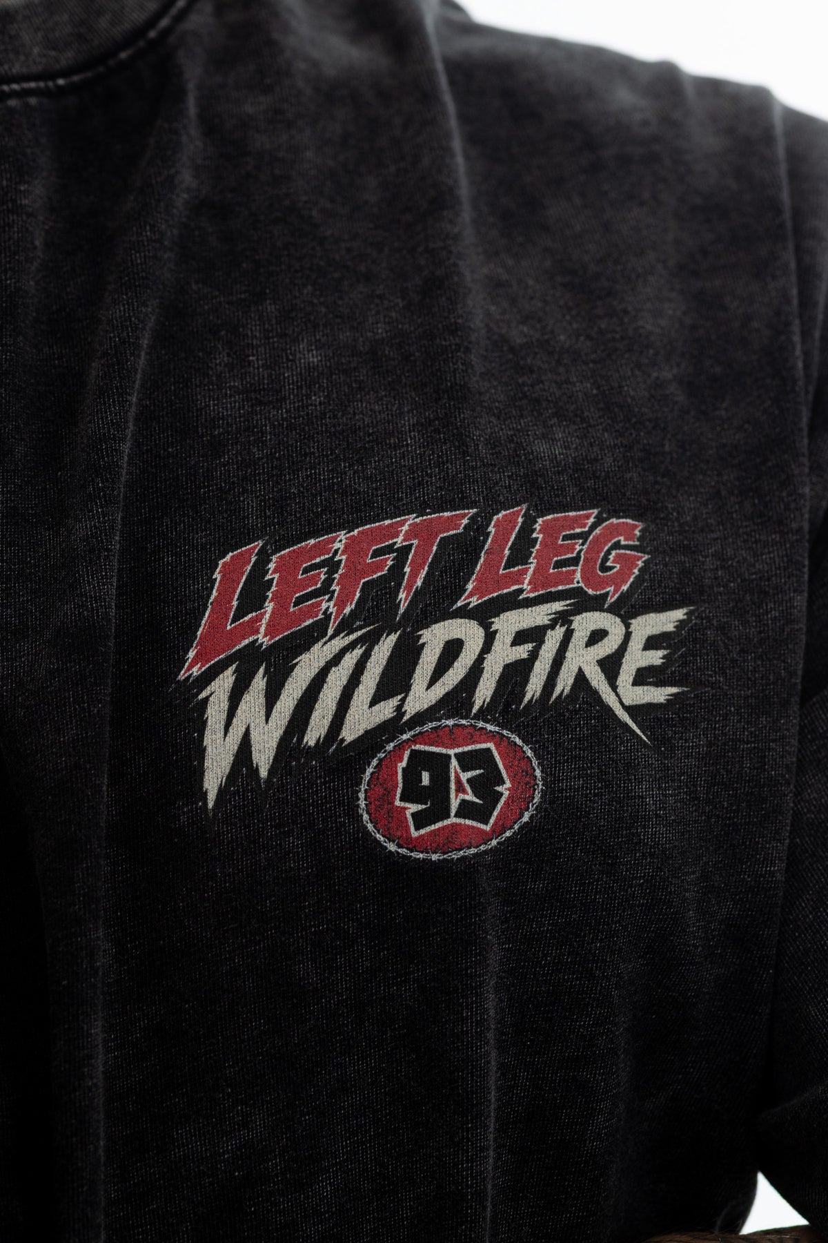 Left Leg Wildfire Oversized T-Shirt