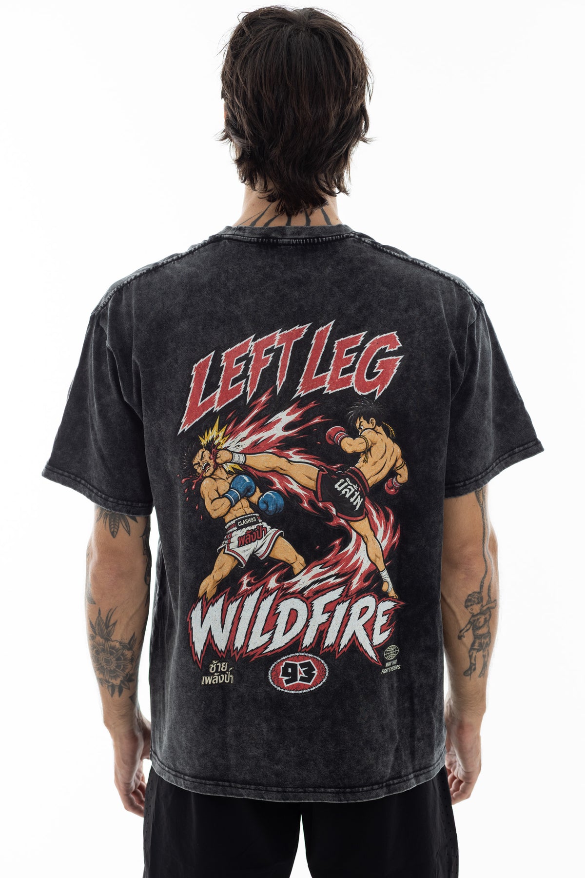 Left Leg Wildfire Oversized T-Shirt