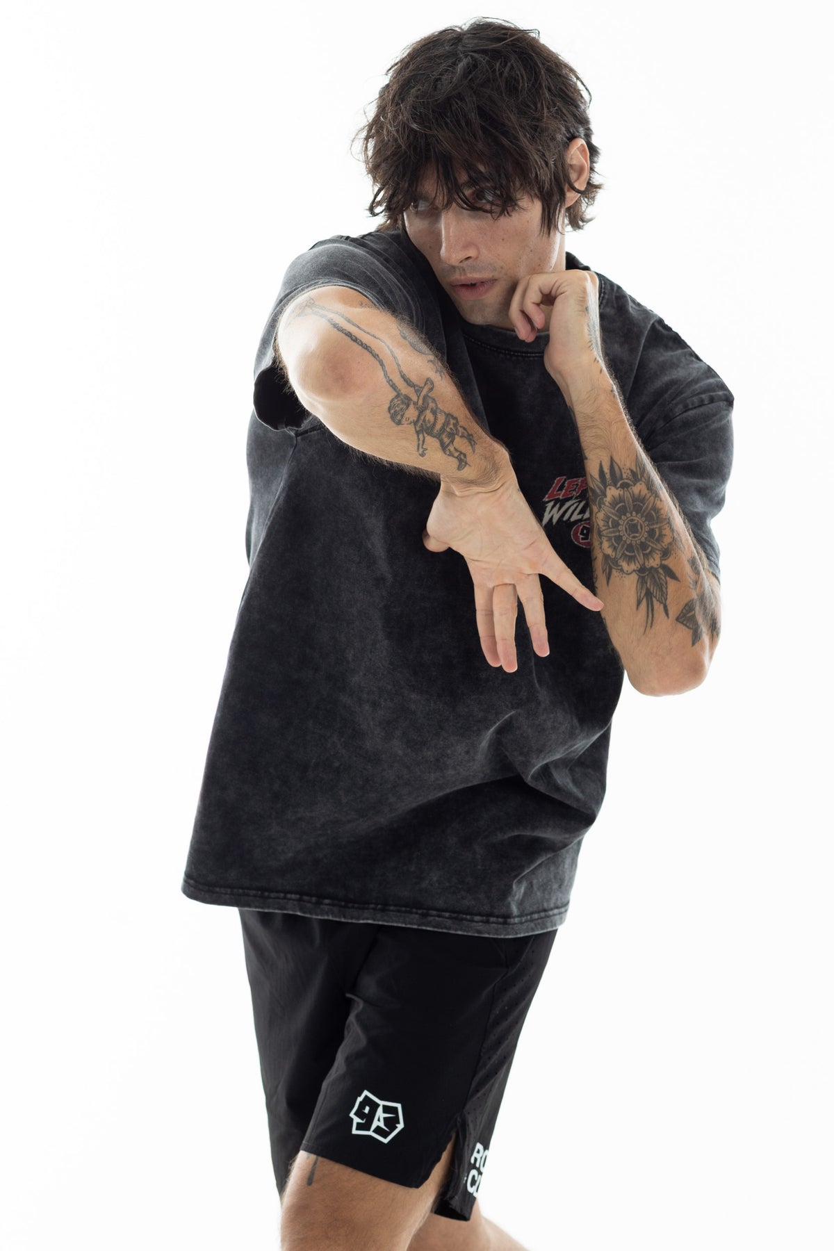 Left Leg Wildfire Oversized T-Shirt