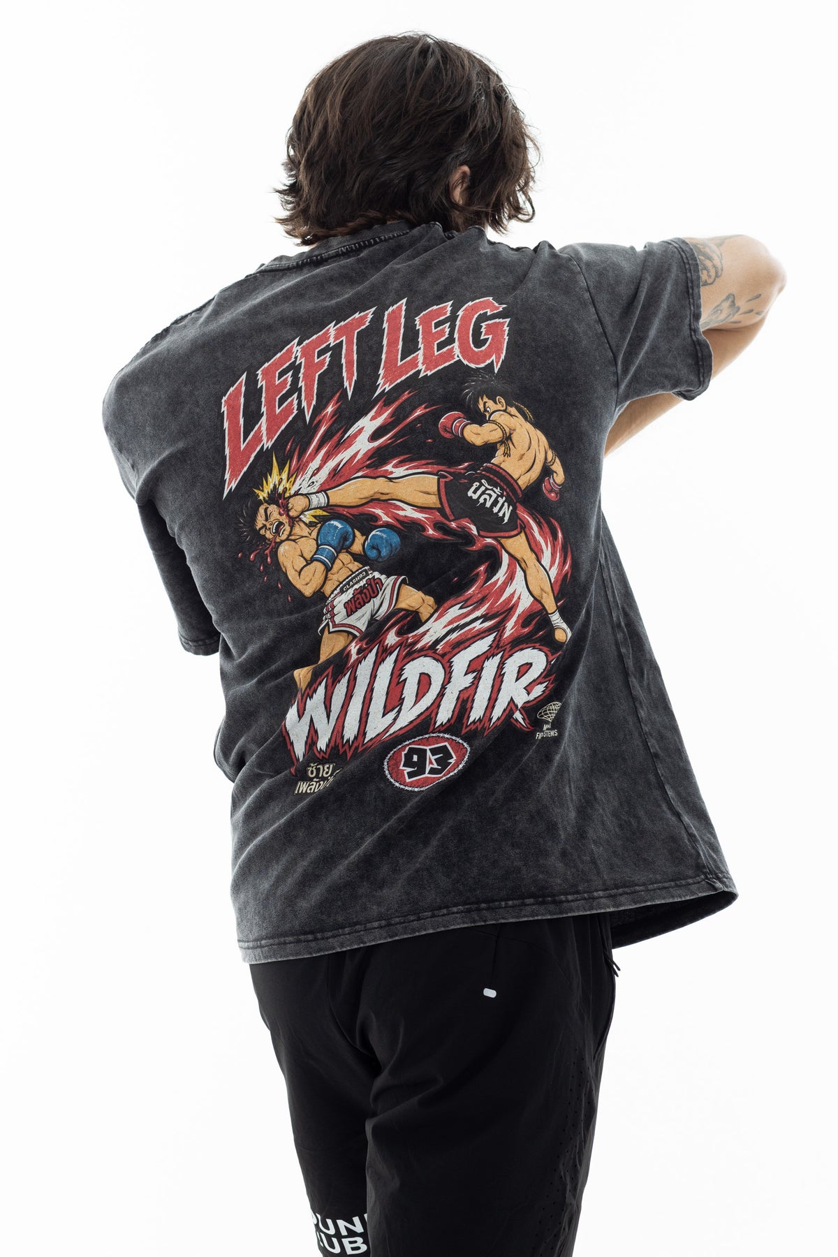 Left Leg Wildfire Oversized T-Shirt