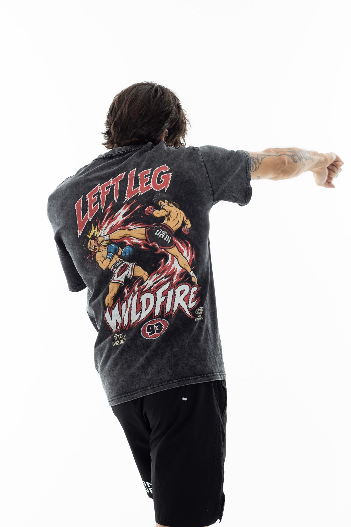 Left Leg Wildfire Oversized T-Shirt